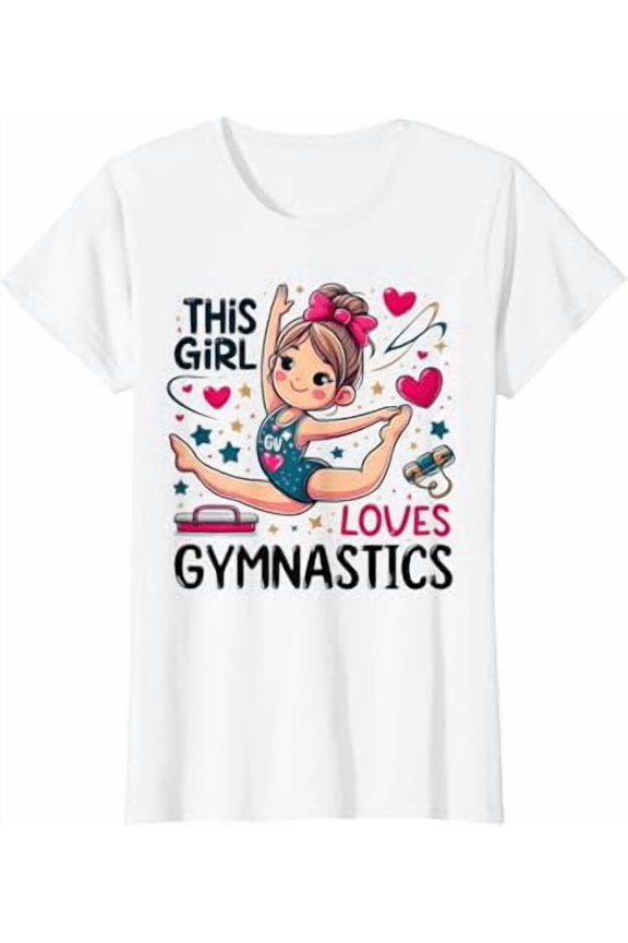 This Girl Loves Gymnastics Sport Lover T-Shirt
