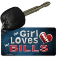 thumbnail image 1 of This Girl Loves Her Bills Novelty Metal Key Chain KC-8063 3" x 1.5" Key Chain (KC), 1 of 1