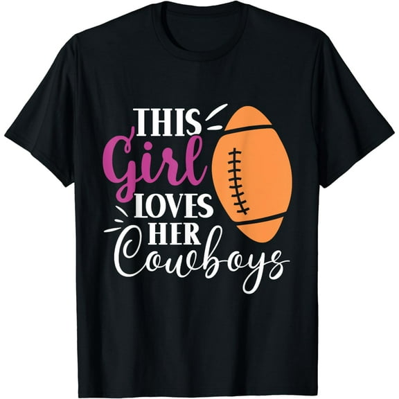 This Girl Loves Her Cowboys T-Shirt