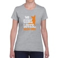 thumbnail image 1 of This Girl Loves Her Welsh Corgi T-Shirt Women -Image by Shutterstock, Female Large, 1 of 4