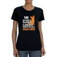 thumbnail image 1 of This Girl Loves Her Welsh Corgi T-Shirt Women -Image by Shutterstock, Female x-Large, 1 of 4
