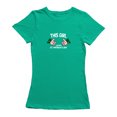 thumbnail image 1 of This Girl Loves St Patrick's Day Graphic Women's T-shirt, 1 of 1