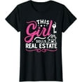 thumbnail image 1 of This Girl Sells Real Estate Realtor House Agent Broker T-Shirt, 1 of 4
