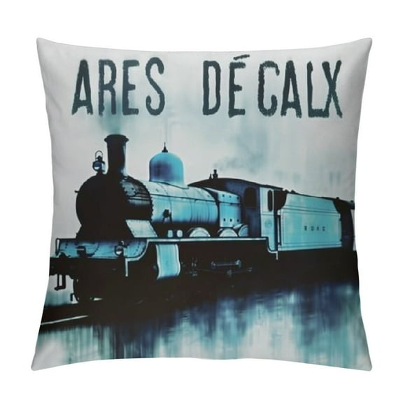 This Grandad Plays Trains, Steam Train, Railroad Enthusiast Throw Pillow