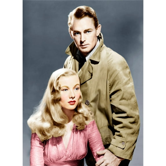 This Gun For Hire From Left: Alan Ladd Veronica Lake 1942 Photo Print (8 x 10)