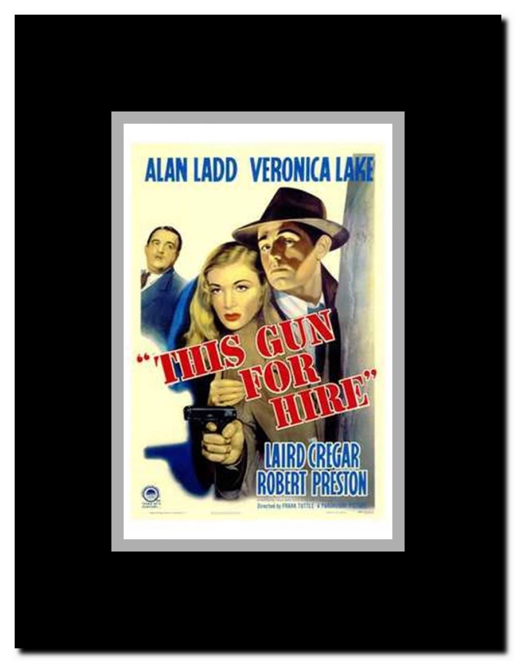 This Gun for Hire Framed Movie Poster