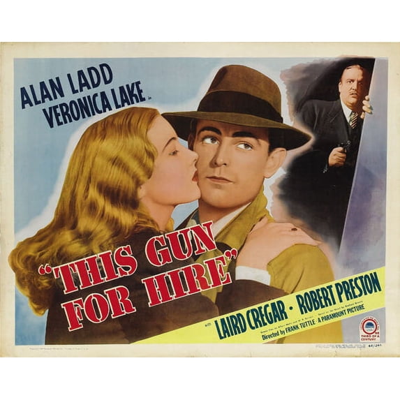 This Gun for Hire Movie POSTER 11" x 17" Style H