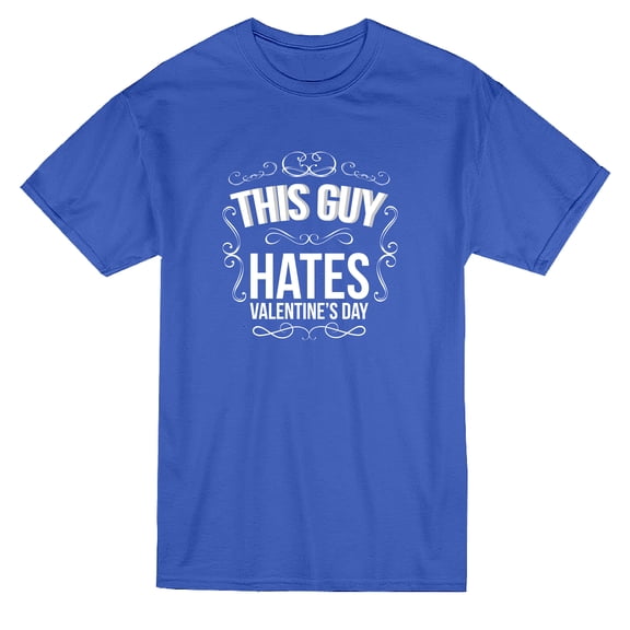 This Guy Hate Valentine's Day Graphic Design Men's T-shirt