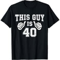 thumbnail image 1 of This Guy Is 40 Stepdad 40th Birthday Celebration Family Love T-Shirt, 1 of 3