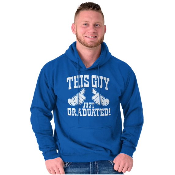 This Guy Just Graduated Graduation Hoodie Hooded Sweatshirt Men Brisco Brands L
