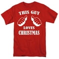 thumbnail image 1 of This Guy Loves Christmas Unisex Adult T Shirt, 1 of 5
