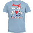 thumbnail image 1 of This Guy Loves the 4th of July Mens T Shirt Light Blue MD, 1 of 1