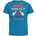 thumbnail image 1 of This Guy Loves the 4th of July Mens T Shirt Sapphire MD, 1 of 1