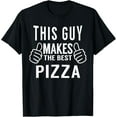 thumbnail image 1 of This Guy Makes The Best Pizza Shirt - Pizza Party Tshirt T-Shirt100% cotton short-sleeved shirt for both men and women, 1 of 6