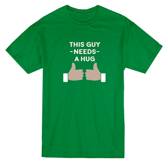 This Guy Needs A Hug Thumbs Up Graphic Men's T-shirt