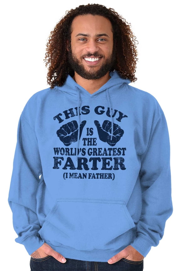 This Guy Worlds Greatest Farter Funny Hoodie Hooded Sweatshirt Men Brisco Brands L