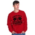 thumbnail image 1 of This Guy Worlds Greatest Farter Funny Men's Crewneck Sweatshirt Brisco Brands 5X, 1 of 6