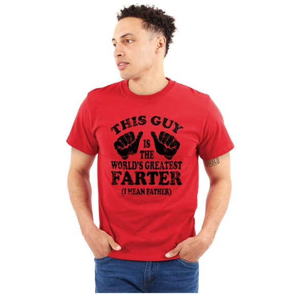 This Guy Worlds Greatest Farter Funny Men's Graphic T Shirt Tees Brisco Brands M