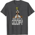thumbnail image 1 of This Guy is Goofy DTG Print Unisex T-Shirt,Dark Heather Grey Color,Size YXS, 1 of 5