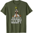 thumbnail image 1 of This Guy is Goofy DTG Print Unisex T-Shirt,Military Green Color,Size 2XL, 1 of 5