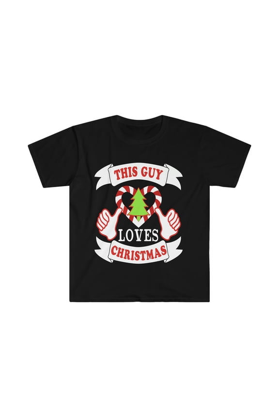 This Guy loves Christmas Unisex T-shirt S-3XL Xmas Holidays