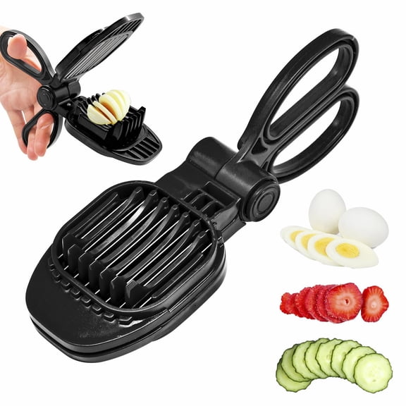 This Handy and Easy-To-Use Kitchen Gadget Lets You Quickly Slice Strawberries, Bananas, Eggs, Soft Sausages, Cucumbers, and More (In The Kitchen).