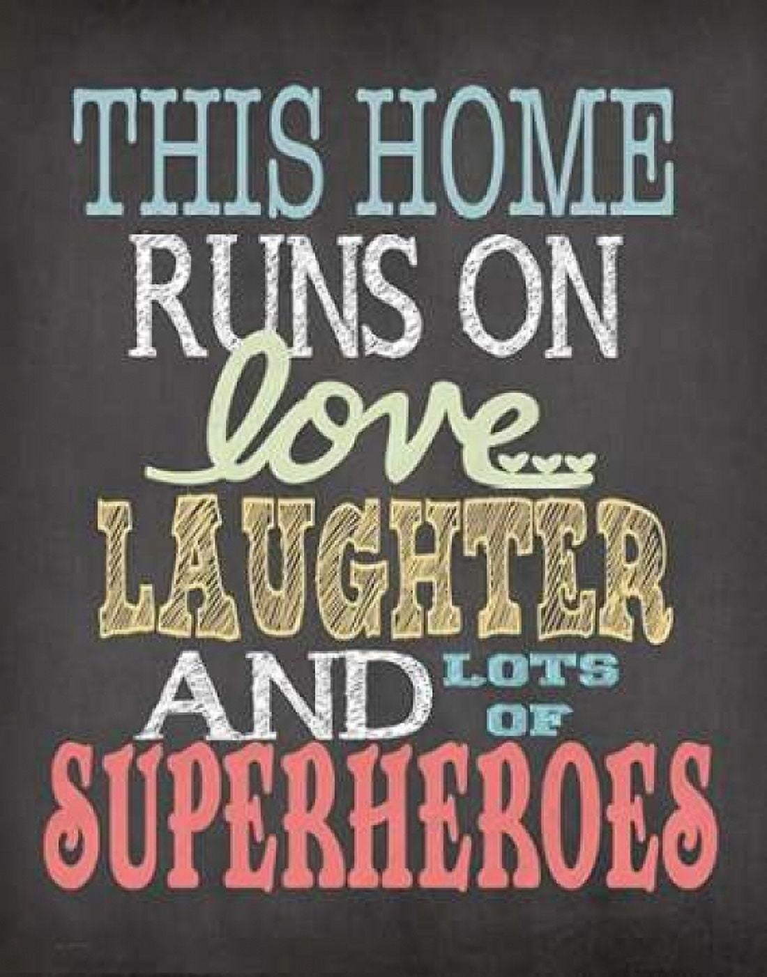 This Home Runs Canvas Art - Jo Moulton (22 x 28)