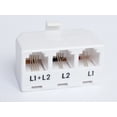 thumbnail image 1 of This Is A 2-Line Separator, Not Just A Telephone Line Splitter With 3 Jacks., 1 of 2