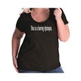 thumbnail image 1 of This Is A Boring Dystopia Womens Plus Size Scoopneck T, 1 of 1