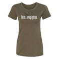 thumbnail image 1 of This Is A Boring Dystopia Womens crewneck tee, 1 of 2
