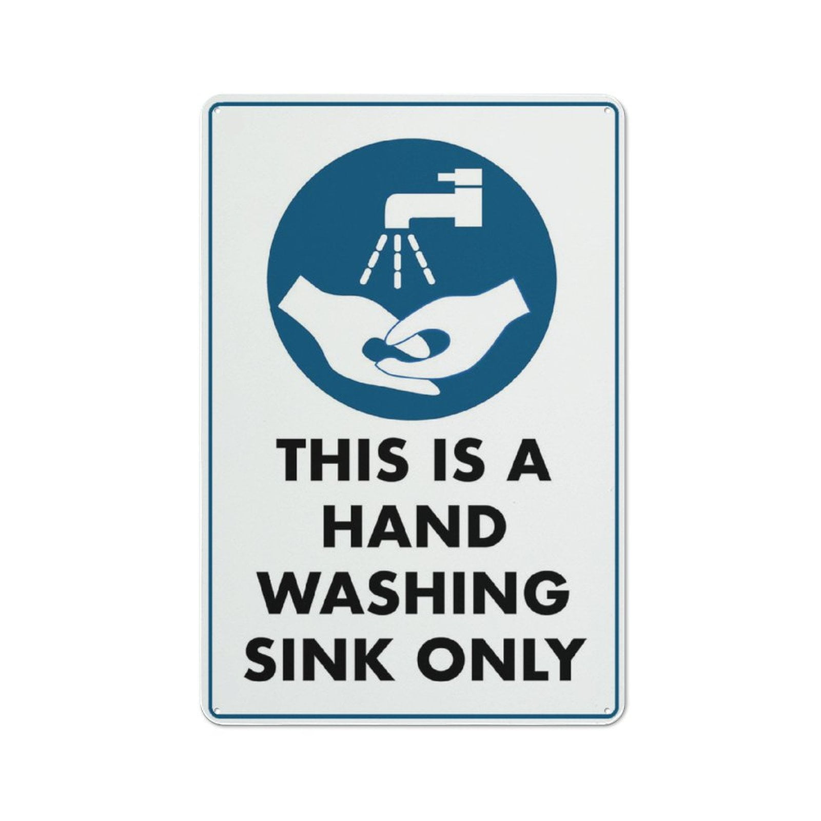 this-is-a-hand-washing-sink-only-sign-8x12-inch-rust-free-aluminum-easy-to-read-sturdy-keep-out-outdoor-metal-signs-for-home-farm-yard-walmart-com for Free Printable Hand Washing Sink Only Sign This Is A Hand Washing Sink Only Sign 8X12 Inch Rust Free Aluminum Easy To Read & Sturdy Keep Out Outdoor Metal Signs For Home Farm Yard - Walmart.com for Free Printable Hand Washing Sink Only Sign