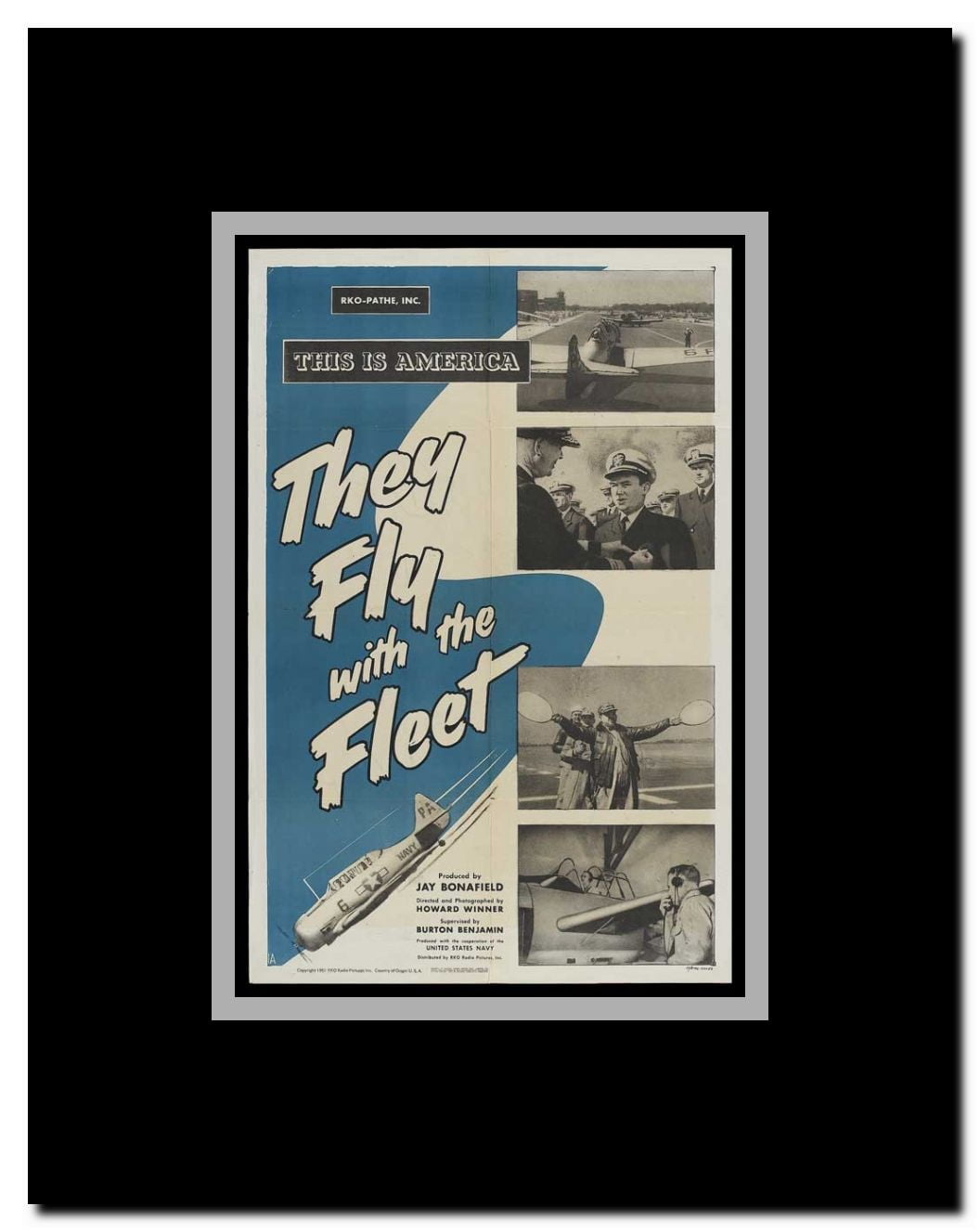 This Is America: They Fly with the Fleet Framed Movie Poster