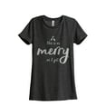 thumbnail image 1 of This Is As Merry As I Get Women's Fashion Relaxed T-Shirt Tee Charcoal Grey Small, 1 of 3