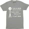 thumbnail image 1 of This Is Bob Bob Has No Arms Knock Knock Who Is It It Isn't Bob Funny Tee Shirt, 1 of 4