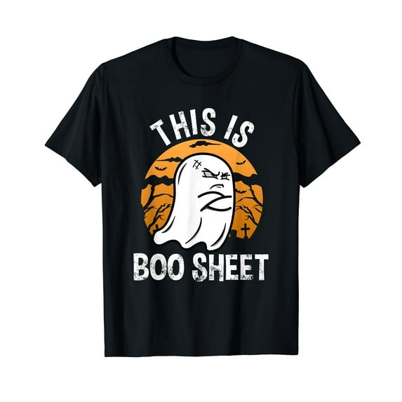 This Is Boo Sheet Funny Ghost Costume Men Halloween T-Shirt