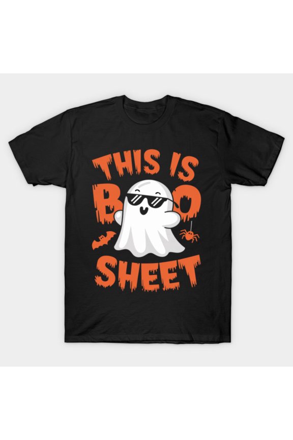 This Is Boo Sheet Groovy Ghost Funny Halloween Costume Men Women T Shirt up to 5XL
