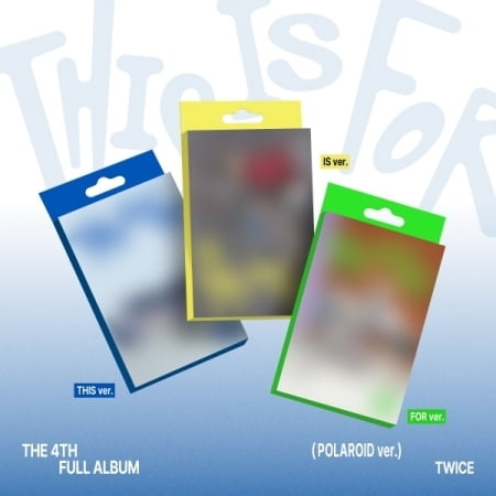 Twice - This Is For - Polaroid QR Card - Random Cover - incl. Polaraoid Photo Set, Photocard, 3 Stickers + 20pg Lyric Booklet - Music & Performance - CD
