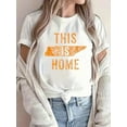 thumbnail image 1 of This Is Home Tennessee State Orange Proud Fan Gift Vintage T-Shirt, 1 of 6