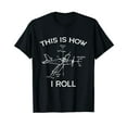 thumbnail image 1 of This Is How I Roll Airplane Aircraft Pilot Flying Plane Gift T-Shirt, 1 of 5