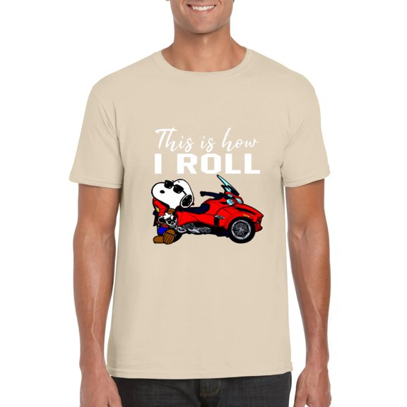 This Is How I Roll Funny Car Motorcycle Bike Hobby Cool T-Shirt, for men & women, up to size 5XL