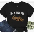 thumbnail image 1 of This Is How I Roll Horse Cute Horse For Women Girls Equestrian Gift T-Shirt Unisex S-5XL Hot Trending Shirt, Vintage Birthday Gift, 1 of 3