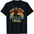 thumbnail image 1 of This Is How I Roll - Retro Inline Skating Rollerblading Gift T-Shirt, 1 of 4