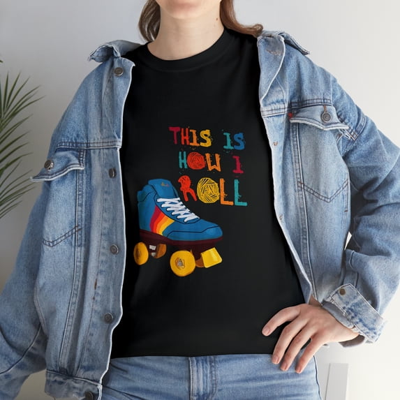 This Is How I Roll Roller Skate Funny Vintage T-Shirt