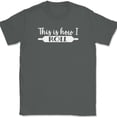 thumbnail image 1 of This Is How I Roll T-Shirt Funny Kitchen Baking Humor Cooking Gift Tee - Charcoal, XL, 1 of 1