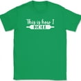 thumbnail image 1 of This Is How I Roll T-Shirt Funny Kitchen Baking Humor Cooking Gift Tee - Green, L, 1 of 1