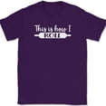 thumbnail image 1 of This Is How I Roll T-Shirt Funny Kitchen Baking Humor Cooking Gift Tee - Purple, 4XL, 1 of 1