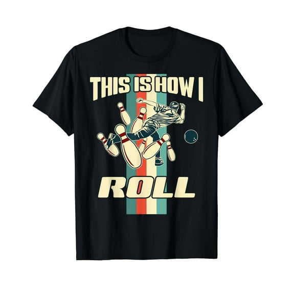 This Is How I Roll Vintage Bowling Shirt For Men Women Kids