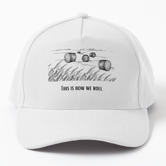 This Is How We Roll Baseball Cap, Group Statement Graphic, Casual Hat Style