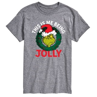 Dr. Seuss - The Grinch This Is Me Being Jolly Short Sleeve Graphic T-Shirt