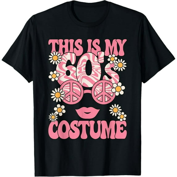 This Is My 60's Costume Women 1960s Party 60s Outfit Retro T-Shirt